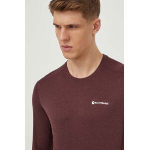 Funkčné tričko s dlhým rukávom Montane Dart fialová farba