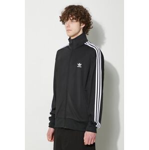 Mikina adidas Originals pánska, čierna farba, s nášivkou