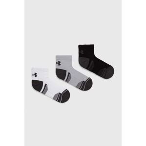Ponožky Under Armour 3-pak pánske, šedá farba, 1379510