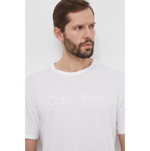 Tričko Calvin Klein Underwear biela farba, s nášivkou