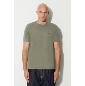 Bavlnené tričko C.P. Company 30/1 JERSEY GOGGLE PRINT T-SHIRT 15CMTS044A005100W, zelená farba, s potlačou