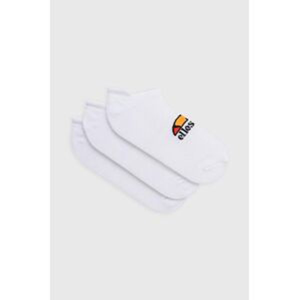 Ponožky Ellesse 3-pak biela farba