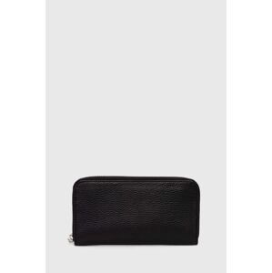 Kožená peňaženka Answear Lab dámsky, čierna farba