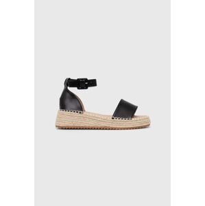 Espadrilky Answear Lab čierna farba, na platforme