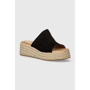 Espadrilky Answear Lab čierna farba, na platforme