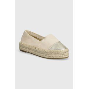 Espadrilky Answear Lab béžová farba, na platforme