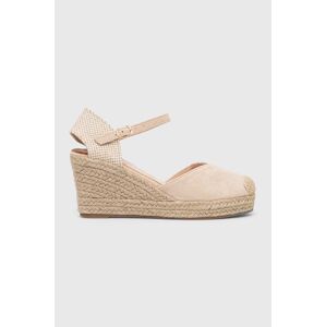 Espadrilky Answear Lab béžová farba, na kline