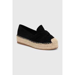 Espadrilky Answear Lab čierna farba, na platforme