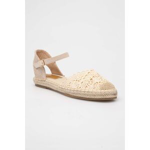 Espadrilky Answear Lab béžová farba