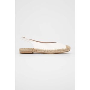 Espadrilky Answear Lab biela farba