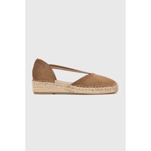 Espadrilky Answear Lab hnedá farba, na platforme