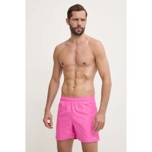 Plavkové šortky Nike ružová farba