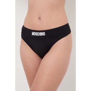 Tangá Moschino Underwear čierna farba, 241V6A13084407