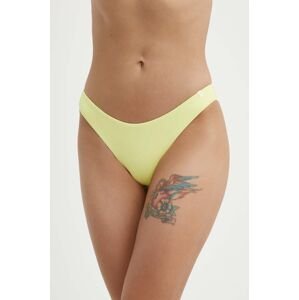 Brazílske plavkové nohavičky Tommy Hilfiger žltá farba, UW0UW05394