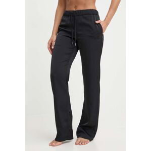 Pyžamové nohavice Calvin Klein dámske,čierna farba,saténová,K20K206662