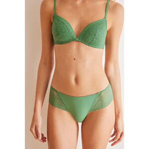 Brazílske nohavičky women'secret SPRING HELANKAS zelená farba, 4987307