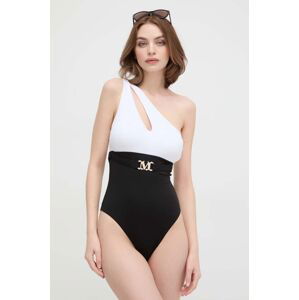 Jednodielne plavky Max Mara Beachwear čierna farba,jemne vystužený košík,2416831099600