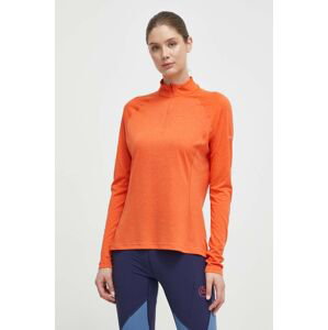 Funkčné tričko s dlhým rukávom Montane Dart Zip oranžová farba, FDRZI17