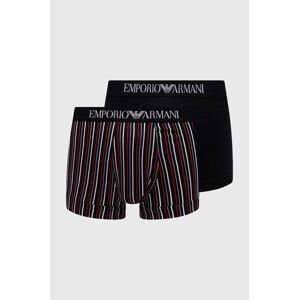 Boxerky Emporio Armani Underwear 2-pak pánske, červená farba