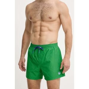 Plavkové šortky North Sails zelená farba, 673711