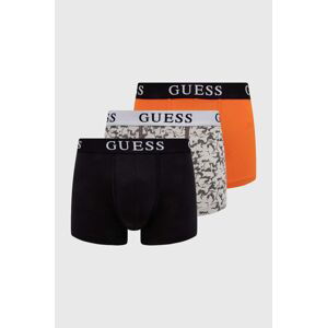 Boxerky Guess JOE 3-pak pánske, čierna farba, U4GG15 K6YW0,