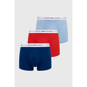 Boxerky Tommy Hilfiger 3-pak pánske,biela farba,UM0UM02761