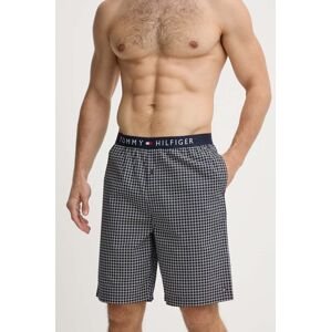 Pyžamové šortky Tommy Hilfiger pánske, tmavomodrá farba, vzorovaná, UM0UM01765