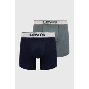 Boxerky Levi's 2-pak pánske, zelená farba