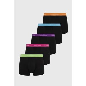 Boxerky Calvin Klein Underwear 5-pak pánske,čierna farba,000NB3917A