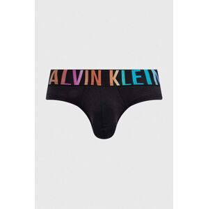 Slipy Calvin Klein Underwear pánske, čierna farba