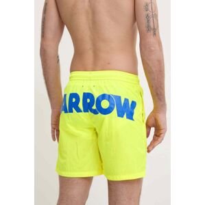 Plavkové šortky Barrow žltá farba