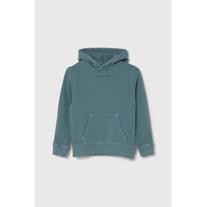 Detská bavlnená mikina Pepe Jeans NEW DAVIDE HOODIE s kapucňou, s potlačou