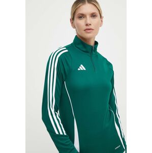 Tréningová mikina adidas Performance Tiro 24 zelená farba, s nášivkou, IR9385