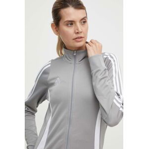 Tréningová mikina adidas Performance Tiro 24 šedá farba, s nášivkou, IR9500