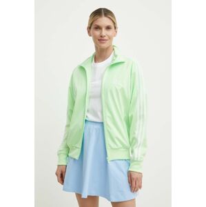 Mikina adidas Originals dámska, zelená farba, s nášivkou, IP0614