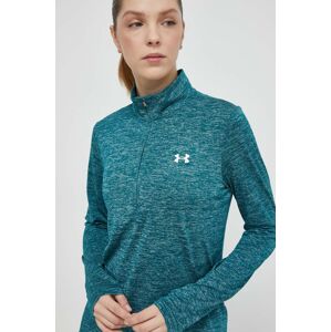 Tréningová mikina Under Armour Tech 1 zelená farba, vzorovaná