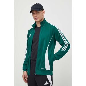 Tréningová mikina adidas Performance Tiro 24 zelená farba, s nášivkou