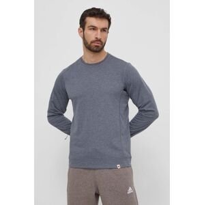 Tričko s dlhým rukávom Fjallraven High Coast Lite Sweater pánske, šedá farba, jednofarebné, F87307