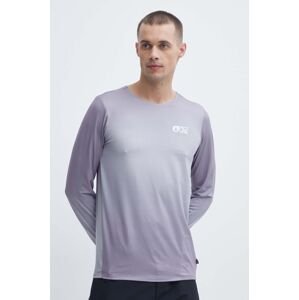 Športové tričko s dlhým rukávom Picture Osborn Printed fialová farba, vzorovaný, MTS1074