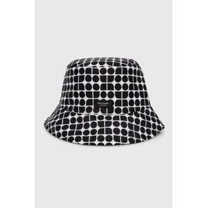 Obojstranný klobúk Kate Spade čierna farba