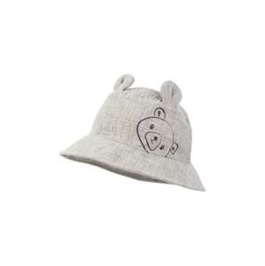 Detský bavlnený klobúk Jamiks VISERYS šedá farba, bavlnený