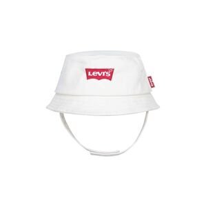 Detský bavlnený klobúk Levi's LAN LEVIS BATWING BUCKET CAP béžová farba, bavlnený