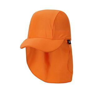 Detská baseballová čiapka Reima Kilpikonna oranžová farba, jednofarebná