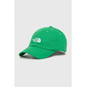 Šiltovka The North Face Norm Hat zelená farba, s nášivkou, NF0A7WHOPO81