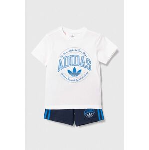 Detská súprava adidas Originals tmavomodrá farba