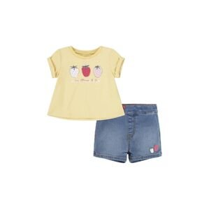 Sada pre bábätká Levi's LVG FRUITY TEE & SHORT SET žltá farba