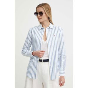 Bavlnená košeľa Polo Ralph Lauren dámska,voľný strih,s klasickým golierom,211936579