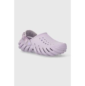 Šľapky Crocs X - (Echo) Clog dámske, fialová farba, 207937