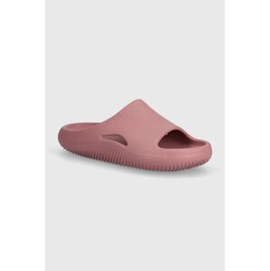 Šľapky Crocs Mellow Slide dámske, ružová farba, na platforme, 208392