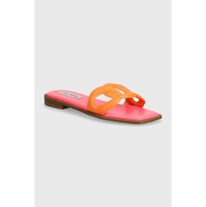 Šľapky Steve Madden Stash dámske, oranžová farba, SM11002427